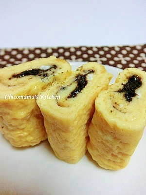 海苔佃煮の卵焼き~お弁当用~ レシピ・作り方 by Chicomama|楽天レシピ